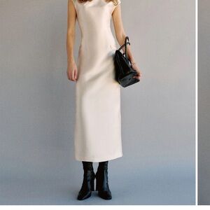 Reformation Belden Cream Maxi Dress